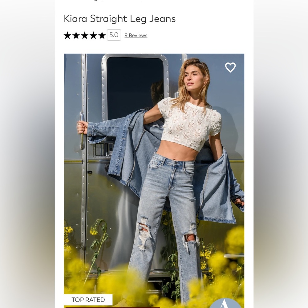 ALTARD STATE DISTRESSED HIGH WAISTED JEANS